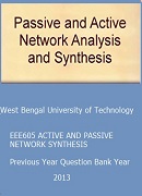 EEE605 ACTIVE AND PASSIVE NETWORK SYNTHESIS