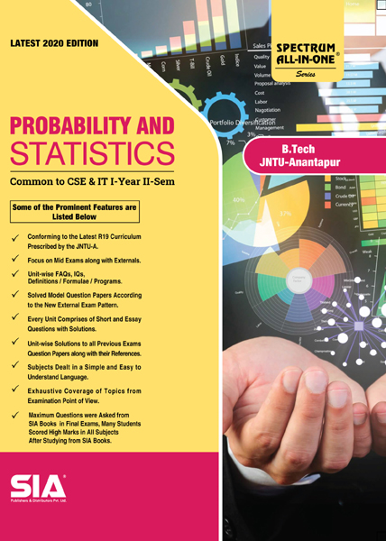 Probability and Statistics JNTU A B.Tech I II CSE R19 SIA