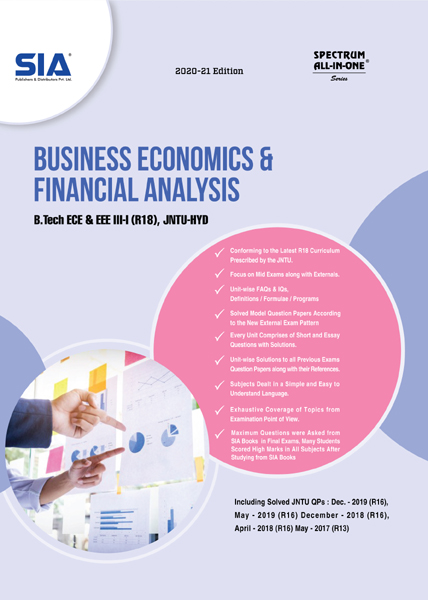 Business Economics And Financial Analysis (JNTU H) | BTech III I (ECE