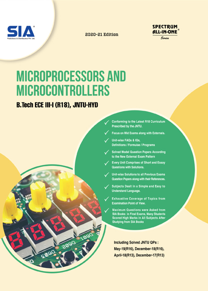 Microprocessors and Microcontrollers JNTU H R18 B.Tech III I