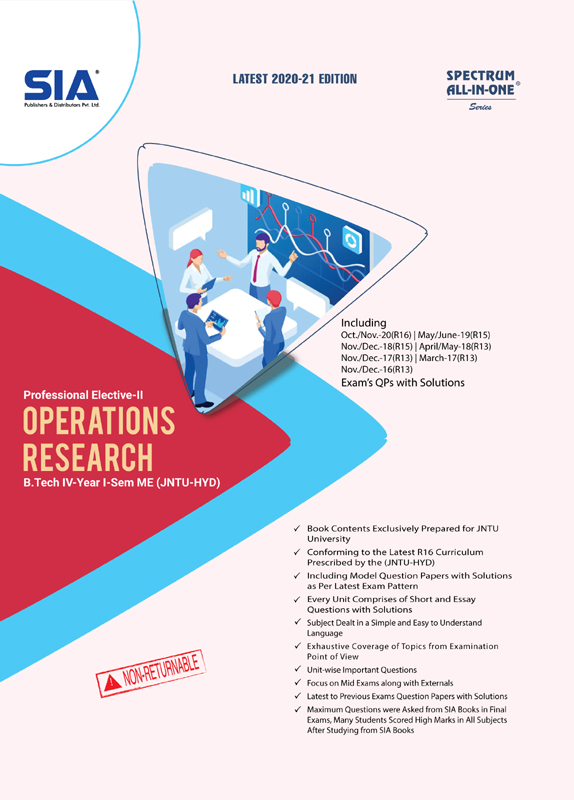 Operations Research JNTU H R16 B.Tech IV I ME R16 SIA