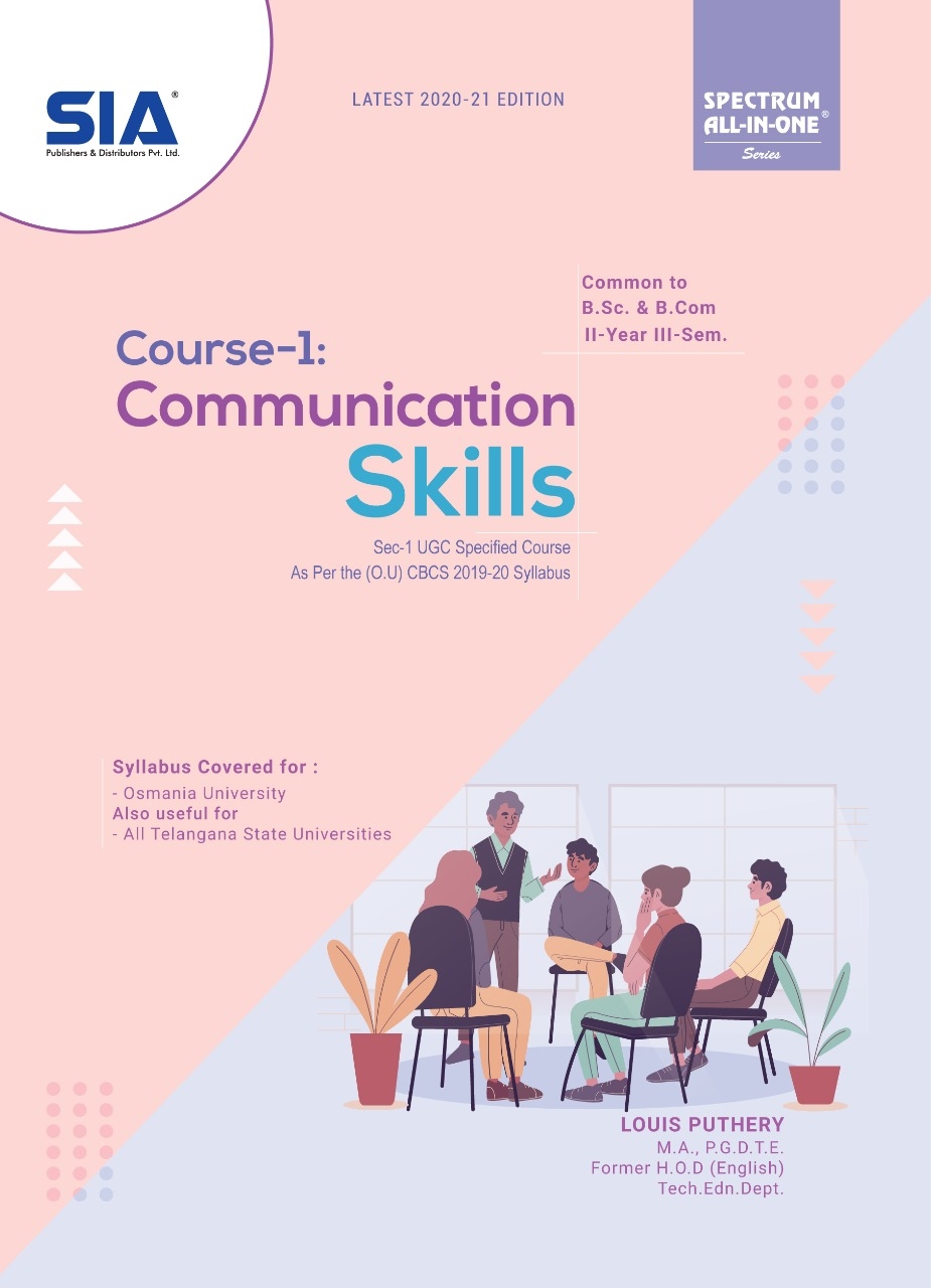 Communication Skills (OU) | BScBCom III-Sem (OU) | SIA Publishers &  Distributors Pvt. Ltd