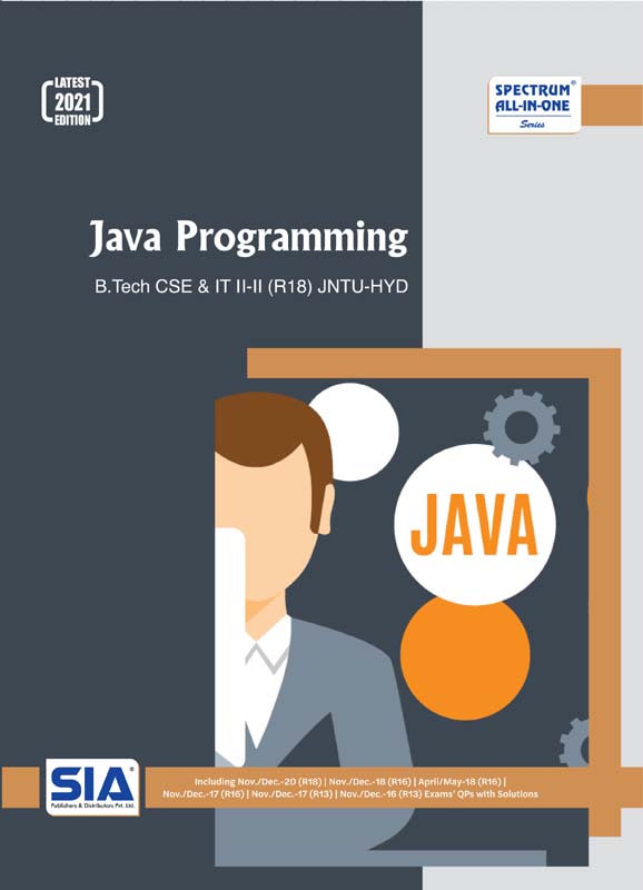 Java Programming JNTU H R18 B.Tech II II CSE R18 SIA