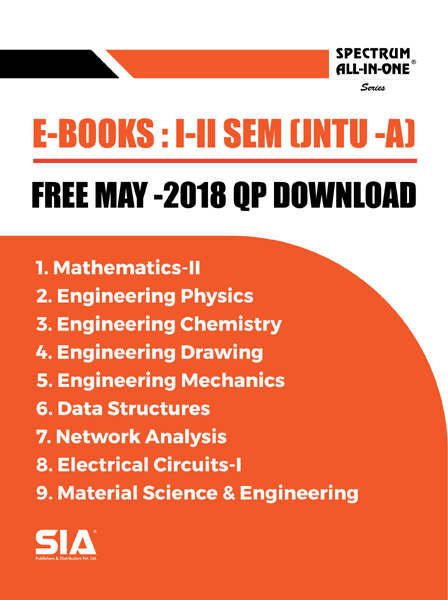 B.Tech I-II (ALL SUBJECTS) MAY-2018 QP WITH SOLUTIONS [JNTU-ANANTAPUR]