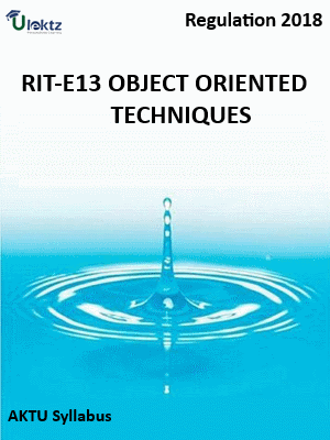 Object Oriented Techniques_Syllabus