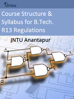 JNTU Anantapur CSE R2013 Syllabus CSE uLektz Learning