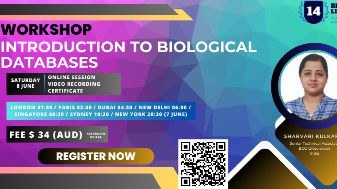 Introduction to Biological Databases Online Workshop