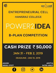 Power2Idea: The B-Plan Hansraj 2019