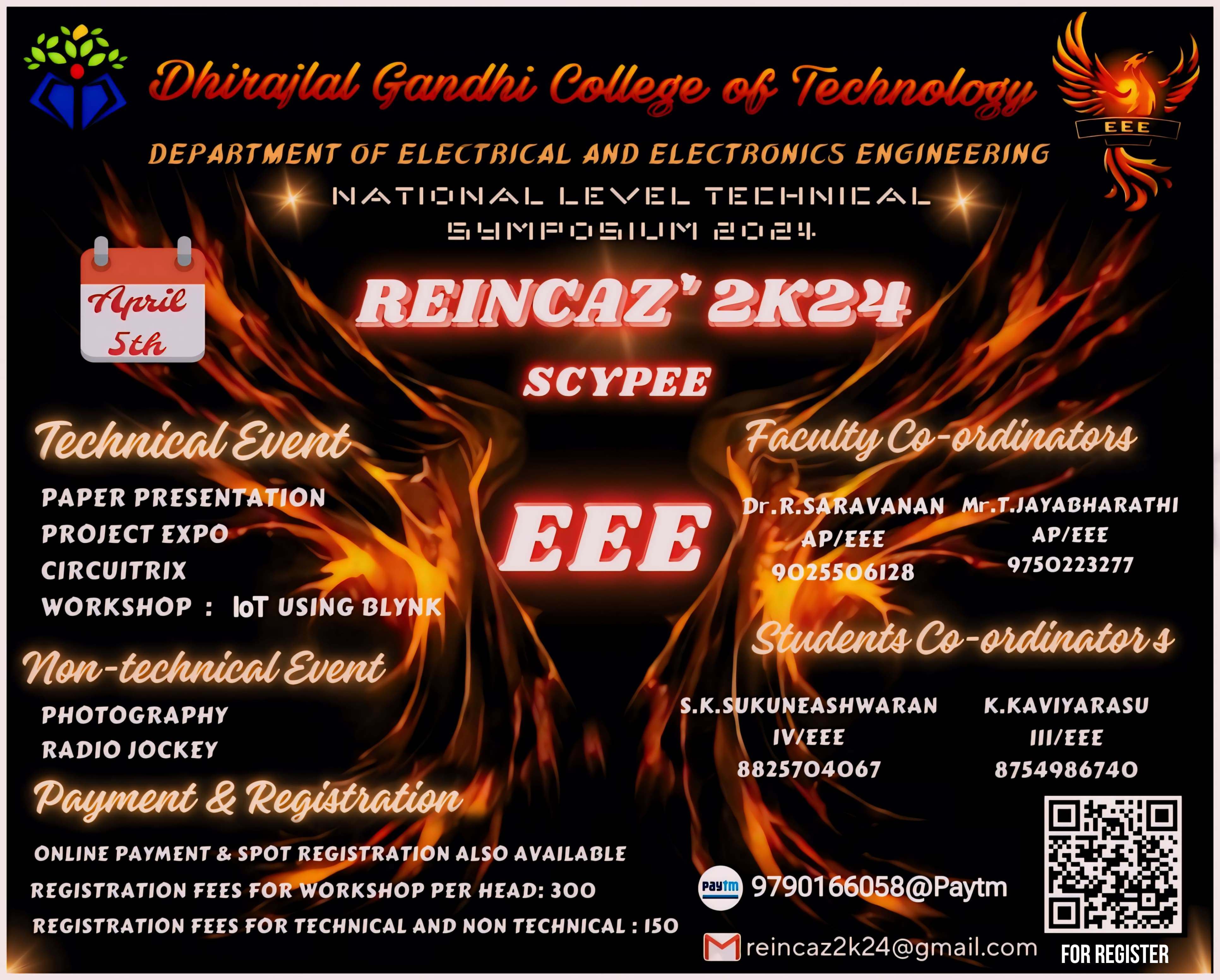 REINCAZ'2K24 is the National Level Technical Symposium