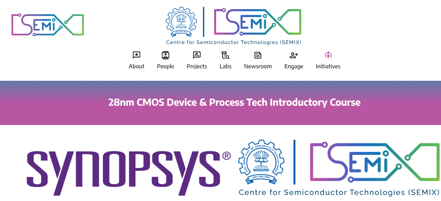 The Centre for Semiconductor Technologies (SemiX) announce a 5-day certification online course on 28nm CMOS Device & Process Technology, powered by Synopsys TCAD.