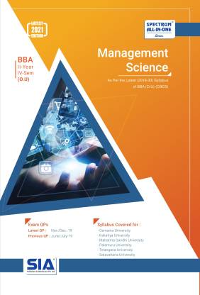 Management Science BBA BBA IV Sem SIA Publishers